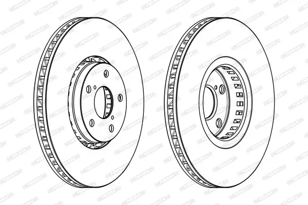 Bremsscheibe FERODO DDF1957RC-1