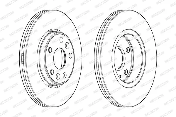 Bremsscheibe FERODO DDF1978C