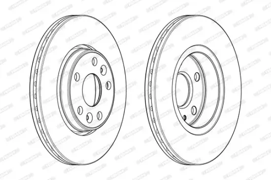 Bremsscheibe FERODO DDF1978C Bild Bremsscheibe FERODO DDF1978C
