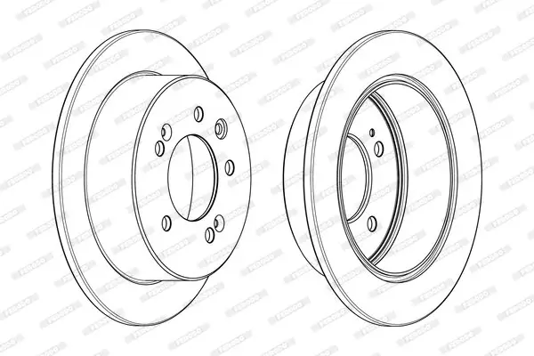 Bremsscheibe FERODO DDF2005C Bild Bremsscheibe FERODO DDF2005C