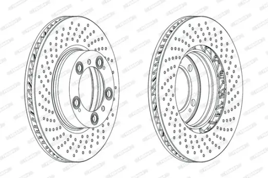 Bremsscheibe FERODO DDF2020LC-1 Bild Bremsscheibe FERODO DDF2020LC-1