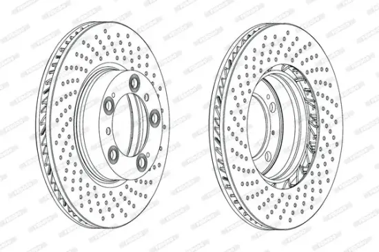 Bremsscheibe FERODO DDF2020RC-1 Bild Bremsscheibe FERODO DDF2020RC-1