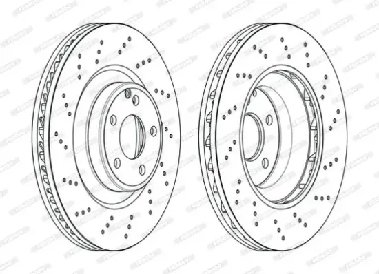 Bremsscheibe FERODO DDF2030C-1 Bild Bremsscheibe FERODO DDF2030C-1