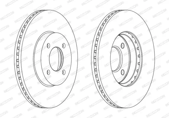 Bremsscheibe FERODO DDF2068C