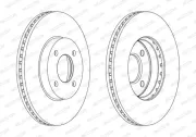 Bremsscheibe FERODO DDF2068C