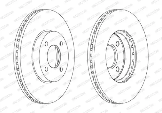 Bremsscheibe FERODO DDF2068C Bild Bremsscheibe FERODO DDF2068C