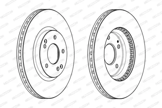 Bremsscheibe Vorderachse FERODO DDF2091C Bild Bremsscheibe Vorderachse FERODO DDF2091C
