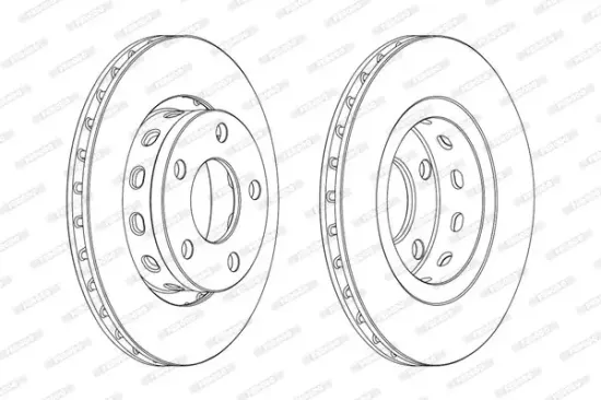 Bremsscheibe FERODO DDF2151C Bild Bremsscheibe FERODO DDF2151C
