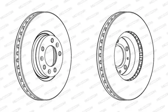 Bremsscheibe FERODO DDF2156C Bild Bremsscheibe FERODO DDF2156C