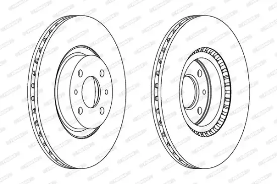 Bremsscheibe FERODO DDF220C Bild Bremsscheibe FERODO DDF220C