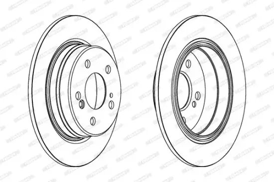 Bremsscheibe FERODO DDF224C Bild Bremsscheibe FERODO DDF224C