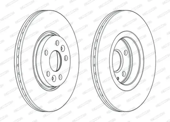 Bremsscheibe Vorderachse FERODO DDF2266C Bild Bremsscheibe Vorderachse FERODO DDF2266C