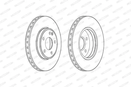 Bremsscheibe FERODO DDF2460C Bild Bremsscheibe FERODO DDF2460C