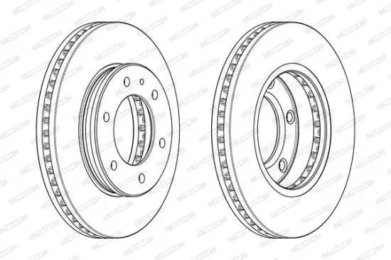 Bremsscheibe FERODO DDF2462C-1 Bild Bremsscheibe FERODO DDF2462C-1