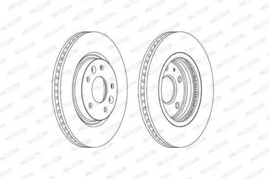 Bremsscheibe FERODO DDF2466C Bild Bremsscheibe FERODO DDF2466C