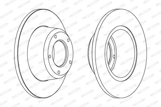 Bremsscheibe FERODO DDF246 Bild Bremsscheibe FERODO DDF246