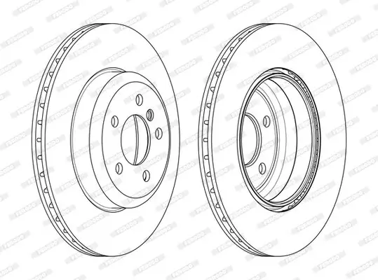 Bremsscheibe FERODO DDF2480C Bild Bremsscheibe FERODO DDF2480C