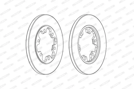 Bremsscheibe FERODO DDF2485C Bild Bremsscheibe FERODO DDF2485C