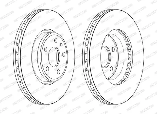 Bremsscheibe FERODO DDF2596C-1
