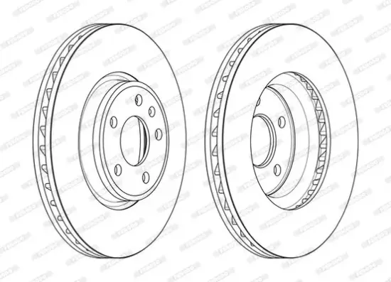 Bremsscheibe FERODO DDF2596C-1 Bild Bremsscheibe FERODO DDF2596C-1