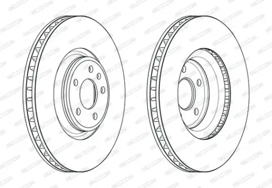 Bremsscheibe FERODO DDF2598C-1 Bild Bremsscheibe FERODO DDF2598C-1