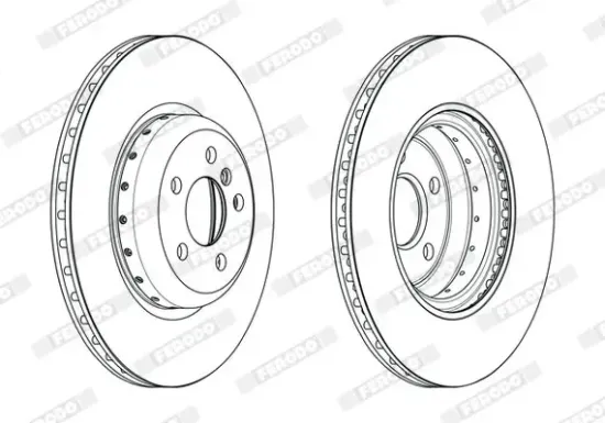 Bremsscheibe FERODO DDF2627VC-1 Bild Bremsscheibe FERODO DDF2627VC-1
