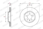 Bremsscheibe FERODO DDF2664C