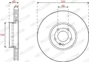 Bremsscheibe FERODO DDF2713VC-1