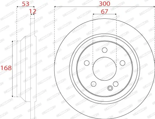 Bremsbelagsatz, Scheibenbremse Vorderachse FERODO FDB1897 Bild Bremsbelagsatz, Scheibenbremse Vorderachse FERODO FDB1897