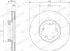 Bremsscheibe Vorderachse FERODO DDF2798 Bild Bremsscheibe Vorderachse FERODO DDF2798
