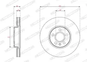Bremsbelagsatz, Scheibenbremse Vorderachse FERODO FDB1920