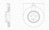 Bremsscheibe Vorderachse FERODO DDF3079VC-1