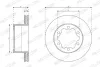 Bremsscheibe Hinterachse FERODO DDF3105C-1 Bild Bremsscheibe Hinterachse FERODO DDF3105C-1