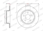 Bremsscheibe FERODO DDF3123