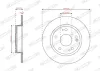 Bremsscheibe Hinterachse FERODO DDF3179C Bild Bremsscheibe Hinterachse FERODO DDF3179C
