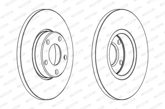 Bremsscheibe FERODO DDF324C Bild Bremsscheibe FERODO DDF324C