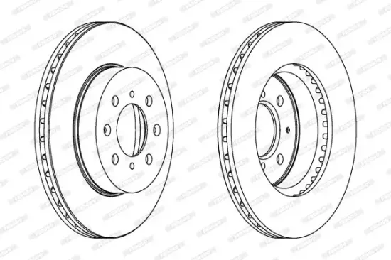 Bremsscheibe FERODO DDF492C Bild Bremsscheibe FERODO DDF492C