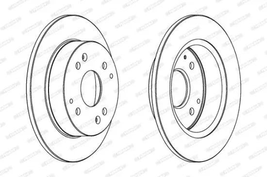 Bremsscheibe FERODO DDF565 Bild Bremsscheibe FERODO DDF565