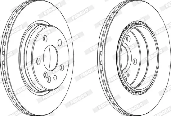 Bremsbelagsatz, Scheibenbremse FERODO FDB1918 Bild Bremsbelagsatz, Scheibenbremse FERODO FDB1918