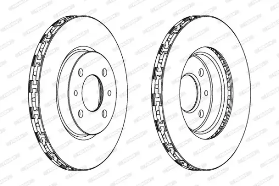 Bremsscheibe FERODO DDF762C Bild Bremsscheibe FERODO DDF762C