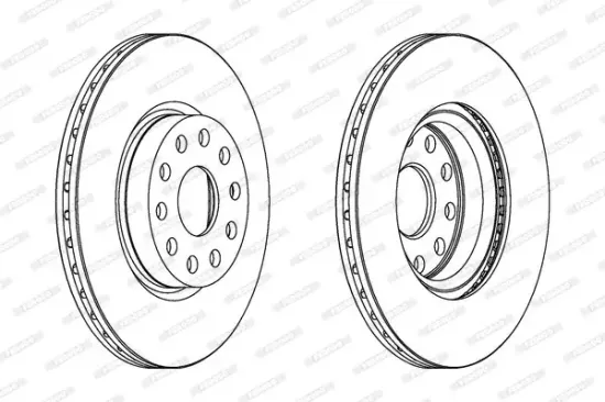 Bremsbelagsatz, Scheibenbremse Vorderachse FERODO FDB1978 Bild Bremsbelagsatz, Scheibenbremse Vorderachse FERODO FDB1978