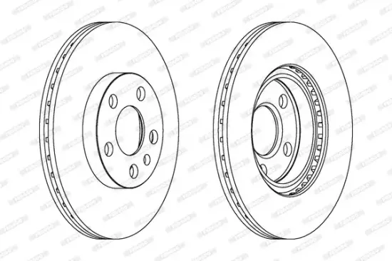 Bremsscheibe FERODO DDF842C Bild Bremsscheibe FERODO DDF842C