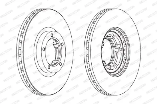 Bremsscheibe FERODO DDF848C Bild Bremsscheibe FERODO DDF848C