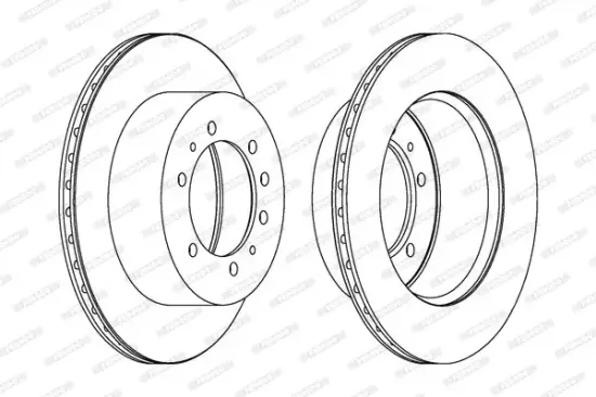 Bremsscheibe FERODO DDF976-1 Bild Bremsscheibe FERODO DDF976-1