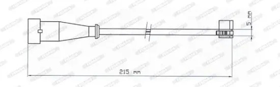 Warnkontakt, Bremsbelagverschleiß FERODO FAI177 Bild Warnkontakt, Bremsbelagverschleiß FERODO FAI177
