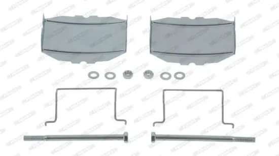 Zubehörsatz, Scheibenbremsbelag Hinterachse FERODO FBA460 Bild Zubehörsatz, Scheibenbremsbelag Hinterachse FERODO FBA460