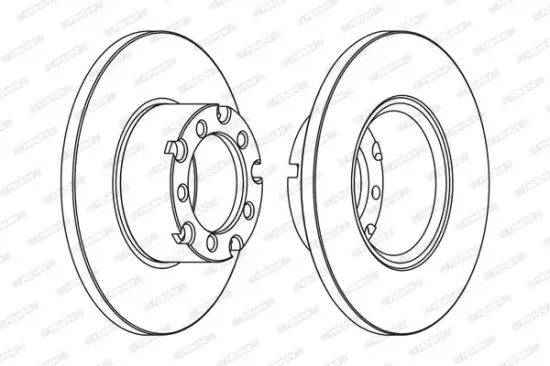 Bremsscheibe FERODO FCR116A Bild Bremsscheibe FERODO FCR116A