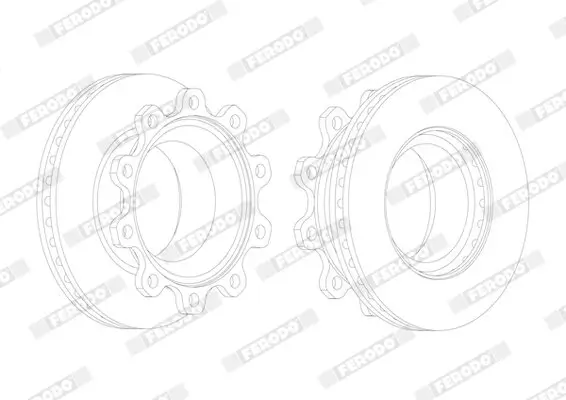 Bremsscheibe FERODO FCR176A