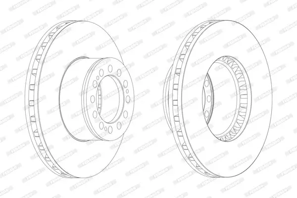 Bremsscheibe FERODO DDF2350C