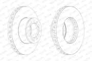 Bremsscheibe FERODO DDF2350C